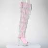 Pleaser - BEJEWELED3017HGRSF Cuissardes à plateforme - Rose Product image
